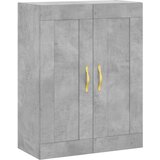  Visoka komoda siva betona 69,5x34x180 cm od konstruiranog drva | shoptok.hr