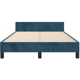  Okvir kreveta bez madraca tamnoplavi 120 x 200 cm baršunasti | shoptok.hr