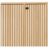 Actona Preklopni ormarić za cipele u dekoru hrasta u prirodnoj boji 99x140x35 cm Albany – | shoptok.hr