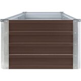  Visoka greda pocinkano jeklo 320x40x45 cm rjava, (20618764) | Shoptok.si