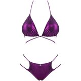 Obsessive Balitta - sjajni bikini s trakom oko vrata (ljubičasta) Slike