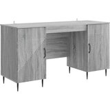  Stol s policom Siva sonoma 142 5 x 50 x 75 cm Konstruirano drvo | shoptok.hr