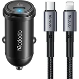 CC-7492 set auto punjač 30W usb-c + kabl 36W tip-c na lightning dužina 1,2m