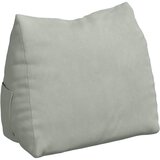 vidaXL Poglavni vzglavnik Svetlo siva 60 x 20 x 50 cm Žametna tkanina | Shoptok.si
