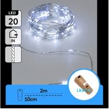Aigostar LED dekorativni lanac sa čepom za flašu 20xLED/3xLR44 2m hladna bela Cene