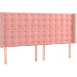  box spring s madracem LED ružičasti 180x200cm baršunasti | shoptok.hr