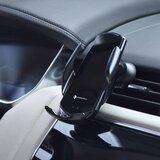 forcell auto držač s bežičnom punjenjenjem sa automatskim senzorom + magnetski adapteri HS1 15W crni | Eponuda.ba