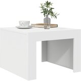  Stolić za kavu bijeli 50 x 50 x 35 cm od konstruiranog drva | shoptok.hr