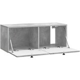 TV Omarica za TV, ki jo lahko montiraš na steno Betonsko siva, (5000220648) | Shoptok.si
