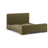 Micadoni Svijetlo zeleni tapecirani bračni krevet s podnicom 160x200 cm Eda – | shoptok.hr