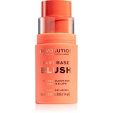 Revolution Fast Base Blush rdečilo za lica v stiku 14 g odtenek Peach za ženske Cene