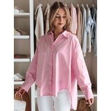 DStreet Koszula damska oversize z dłuższym tyłem BLUOSIZE różowa | Shoptok.si