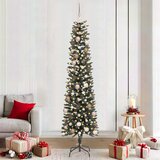 vidaXL Umestno božično drevo med 300 LED Zelena 58 x 58 x 210 cm | Shoptok.si