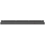  Zidne police 2 kom sive 110x12x9 cm od masivne borovine | shoptok.hr