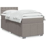 Maison Chic Box spring postelja - Vzmetna postelja z vzmetnico taupe 90x200 cm blago SL5060, (21888025) | Shoptok.si