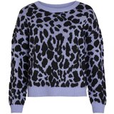 Vila Pulover svetlo lila / črna | Shoptok.si