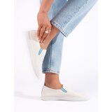Shelvt Openwork sneakers slip on white and blue | shoptok.hr