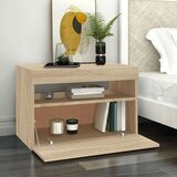 vidaXL TV ormarić s LED svjetlima boja hrasta sonome 60x35x40 cm | shoptok.hr
