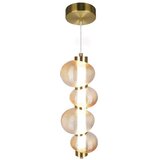  LED luster na sajli BOLLA LED/17W/230V prečnik 16 cm zlatna/zadimljeno bež | Eponuda.com