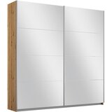 Rauch Möbel OMARA Z DRSNIMI VRATI, srebrne barve, hrast artisan | Shoptok.si