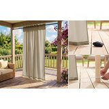 Restilo MOLTE curtain, beige, smooth, classic style, multi-purpose tape, Oxford fabric, 155 x 220 cm | shoptok.hr