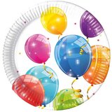 Procos Barvni baloni papirnati krožniki, set 8 kosov, 23 cm | Shoptok.si