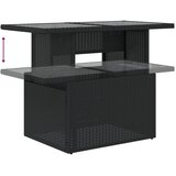  8-dijelni set vrtnih sofa od poliratana s jastucima crni | shoptok.hr