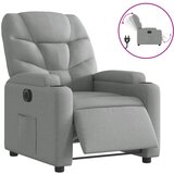 Maison Chic Električni naslanjač - Relax naslanjač svetlo sivo blago, (22061162) Cene