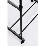 YES EVERYDAY Črno kovinsko stojalo za oblačila na kolesih 80x160x42 cm Roald – | Shoptok.si