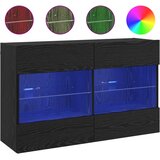 TV zidni ormar Crni hrast 98,5 x 30 x 60,5 cm Konstruirano drvo | Eponuda.ba
