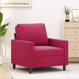 Fotelja crvena boja vina 60 cm baršunasta | shoptok.hr