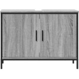 Ormarić za umivaonik siva boja hrasta 80 x 30 x 60 cm drveni | shoptok.hr
