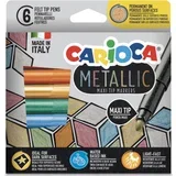 Metallic Maxi Felt Tip Pens - 6 kos.