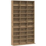 vidaXL CD Vitrina u Umjetničkom Hrastu - 101x23x177.5 cm Napravljen od Inženjerskog Drva | shoptok.hr