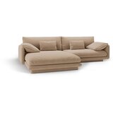 Micadoni Bež kotna sedežna garnitura iz tkanine bouclé (levi kot) Torino – Home | Shoptok.si