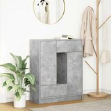  Komoda s ladicama i vratima beton siva 73x31x90 cm Cijene