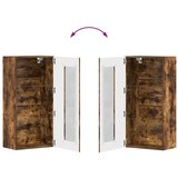 vidaXL Omarica za montažo na steno Dimljeni hrast 55 x 29 x 100 cm | Shoptok.si
