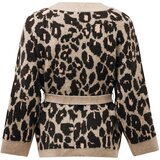 Mexx Ženski kardigan Jacquard MF006602553W, Dugi, Dugi rukav, Smeđi | Eponuda.com