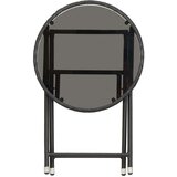 vidaXL 3-dijelni vrtni bistro set od poliratana i kaljenog stakla crni | shoptok.hr