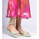 D/CEO marka niezdefiniowana Green woven women's sandals Tarina | ePonuda.com