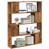 vidaXL Ormarić za knjige/Sobna pregrada staro drvo 100x24x124,5 cm Cijene