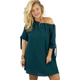 Pri HISPANKA tunic uncovered shoulders mini dress MARIOLA Cijene