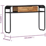  Konzolni stol od masivnog drva manga 118 x 30 x 75 cm | shoptok.hr