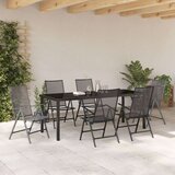 vidaXL set vrtnih stolica od 7 komada Antracit čelik | shoptok.hr