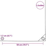CERADA 650 g/m² 1,5 x 20 m siva | shoptok.hr