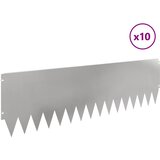  Ograda oko Travnjaka 10 pcs 103 x 30 cm Čelik Srebrna | Eponuda.com