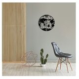 WALLXPERT Zidni sat 48x48cm Crni | Eponuda.ba
