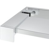  Polica za stijenku tuš-kabine kromirana 90 cm aluminijska | shoptok.hr
