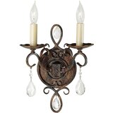 Elstead Lighting Chateau Stenska svetilka Feiss z 2 lučema, bronasta, moka, (22099232) | Shoptok.si