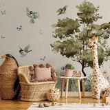  Foto tapeta - Spring Meadow - a Clearing With Flowers Painted in Watercolours 400x280 Standard | shoptok.hr